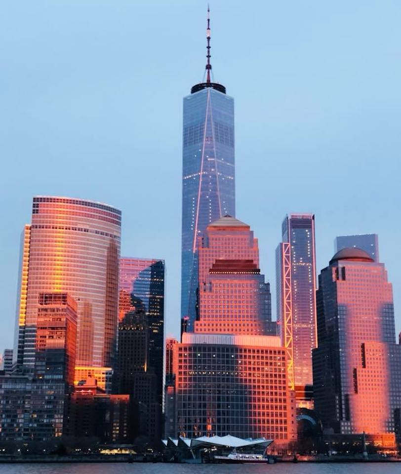 Dusk from a New York Harbor Cruise