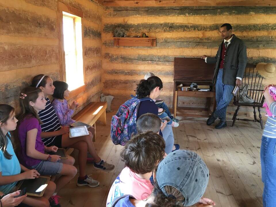 Homeschool day at Frontier Culture Museum