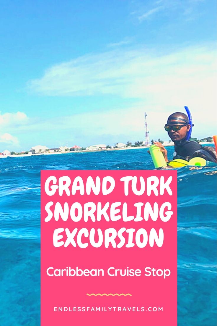 Taking a Grand Turk snorkeling excursion - Endless Family Travels