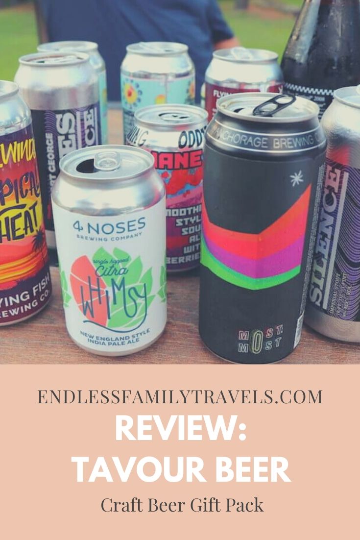 Craft Beer Gift Pack from Tavour Beer - Endless Family Travels