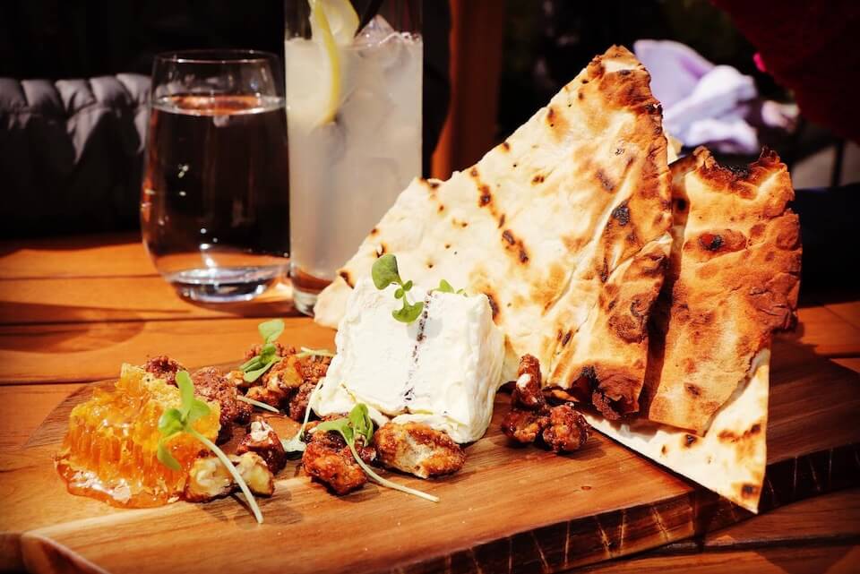 Cheese platter from Streeterville, Loews Chicago