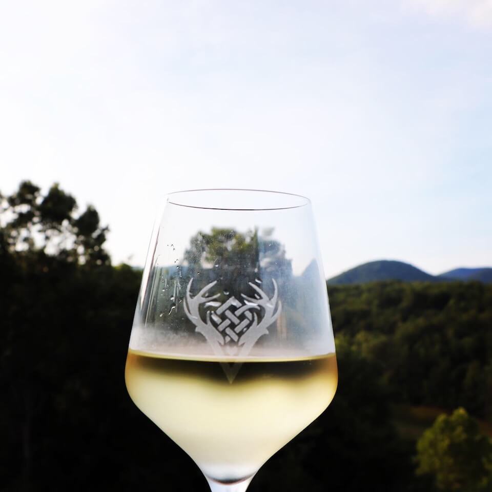 Wine at the Skybar at Valhalla Resort