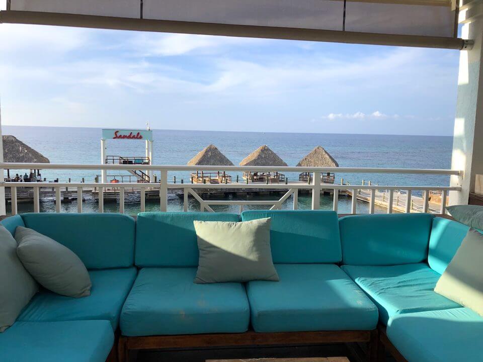 Lounge area at the Sundowner Bar