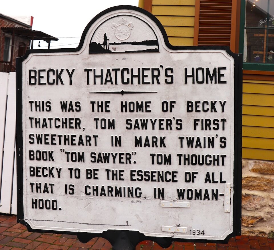 Becky Thatcher home in Hannibal Missouri