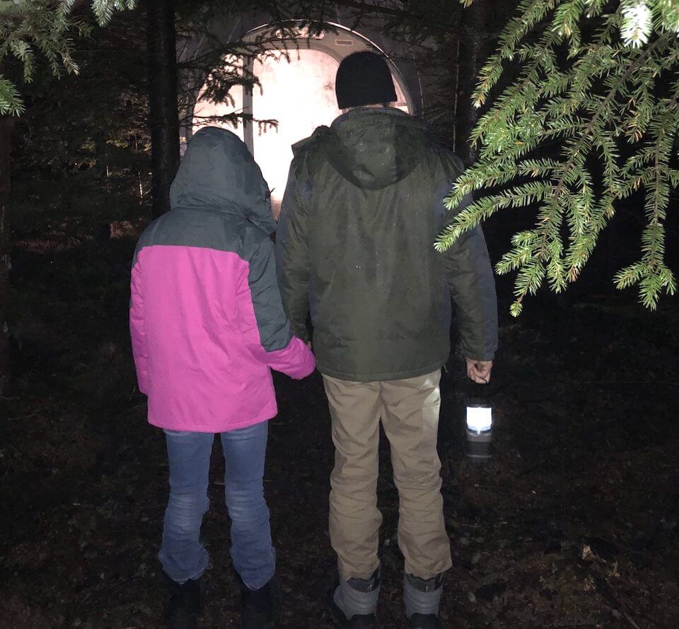 A night walk to find the facilities