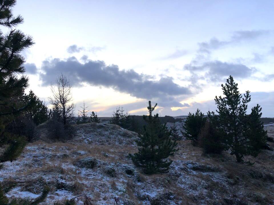 Dawn in Iceland - Sleep in a bubble at an igloo hotel Iceland