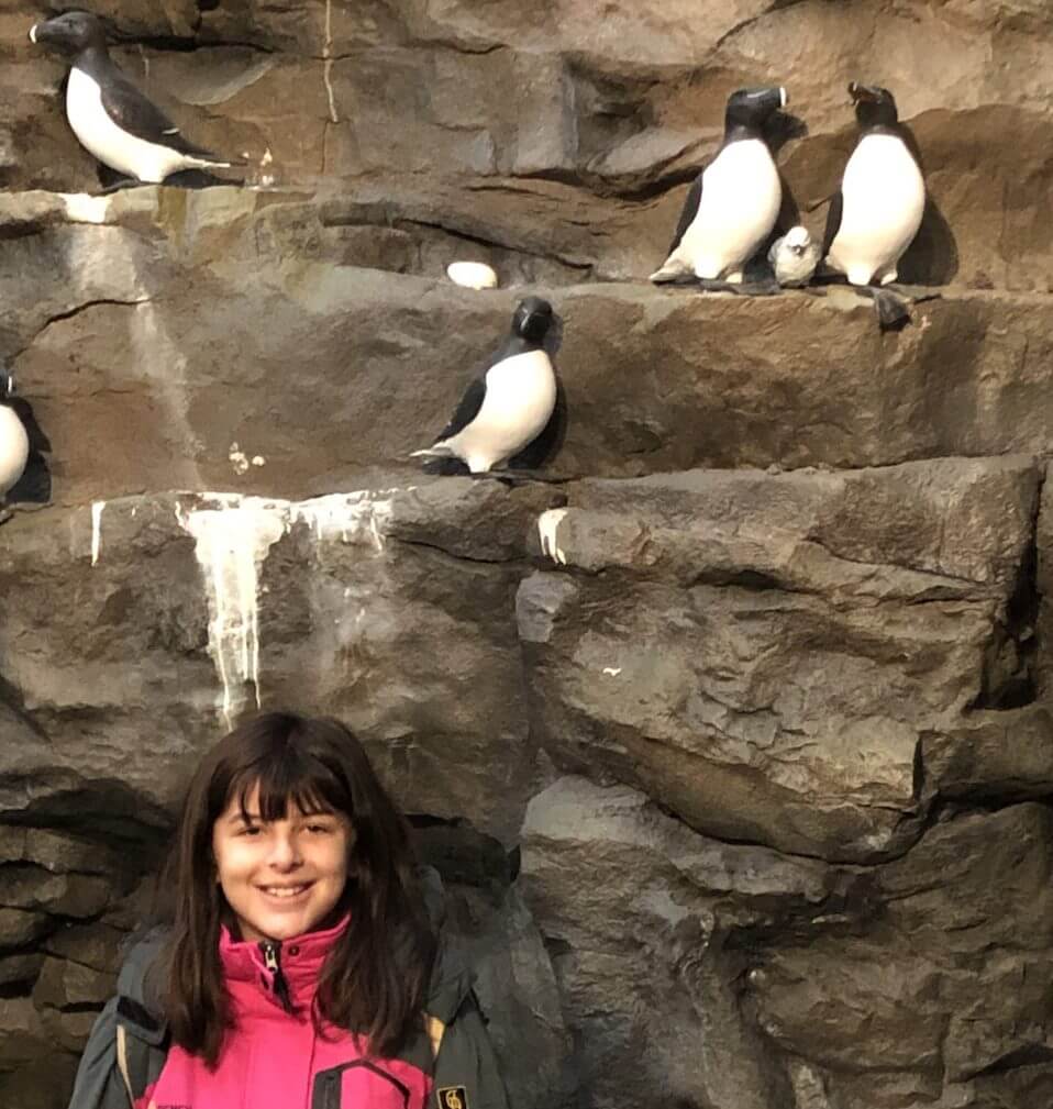 Payton at the Perlan Museum, Iceland