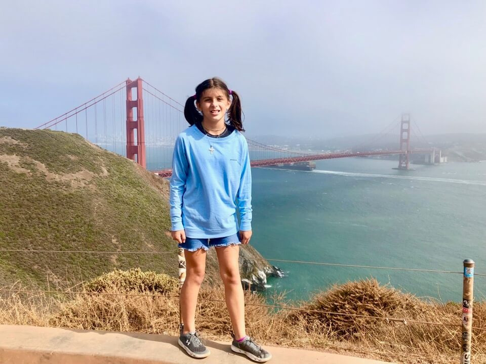 Payton and the Golden Gate Bridge