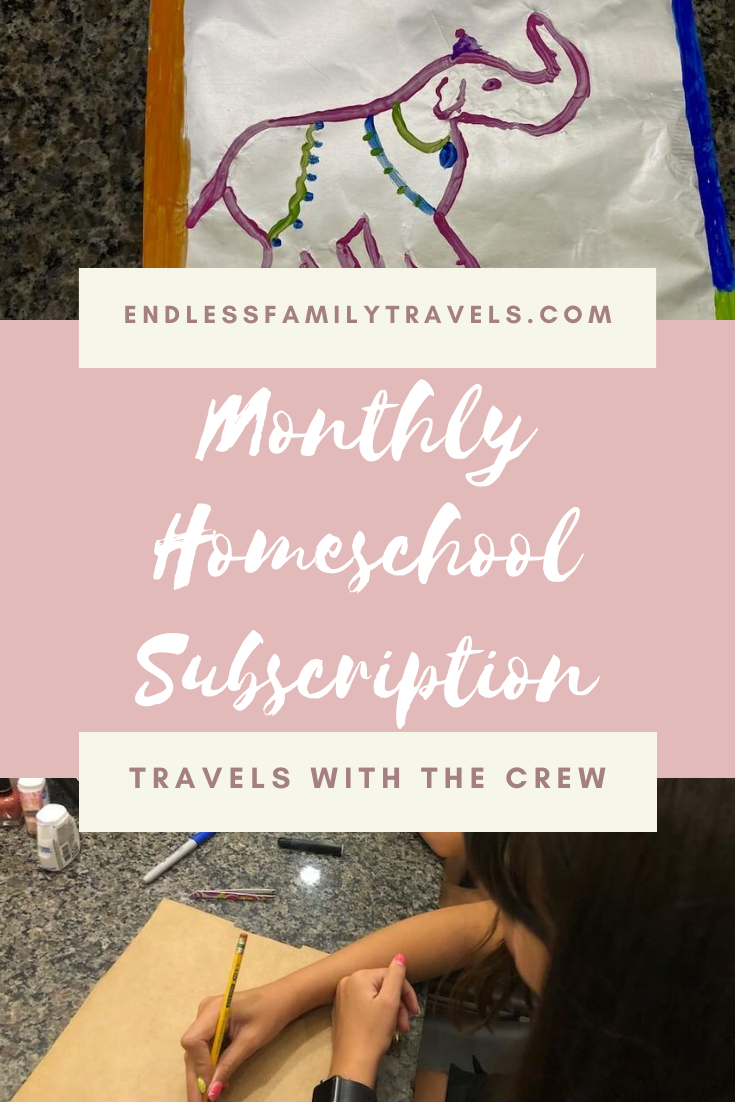 Travels with the Crew : Monthly Homeschool Subscription