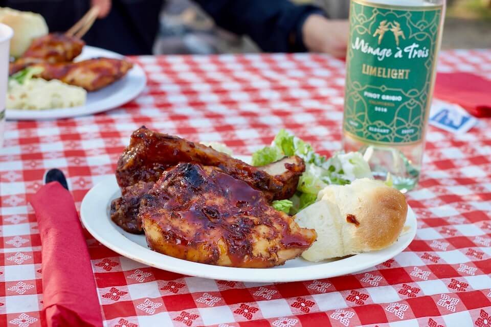 Cowboy BBQ at the Ranch picnic area