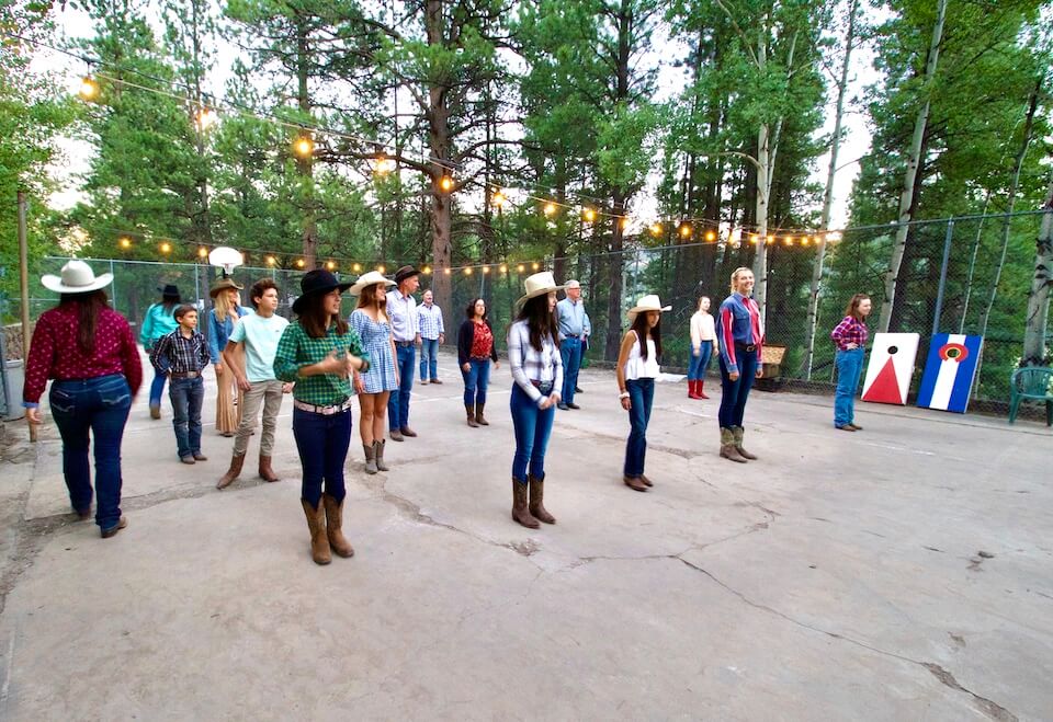 Line Dancing at Rainbow Trout Ranch