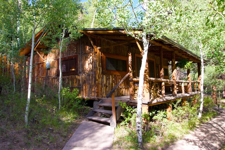 Our cabin at Rainbow Trout Ranch
