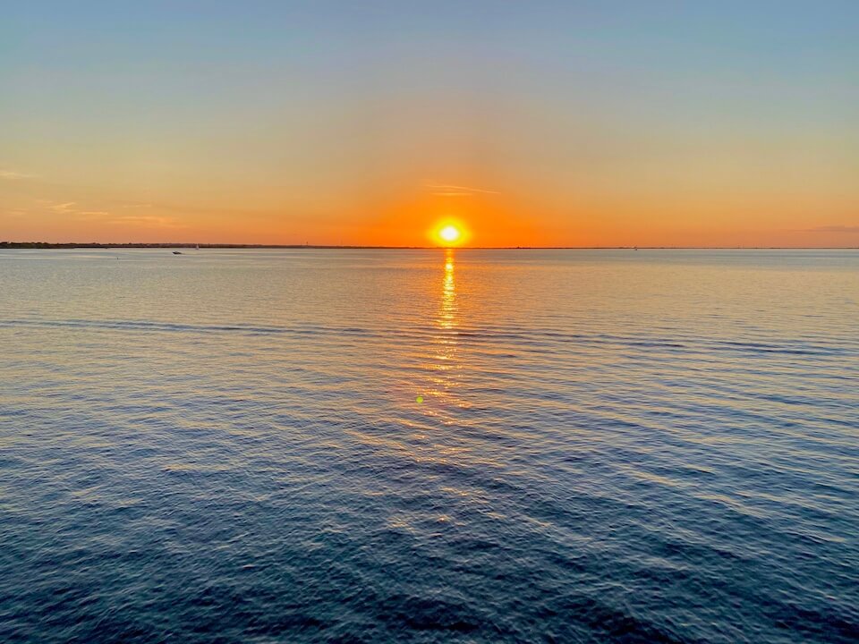 Sunset at Lake Hefner