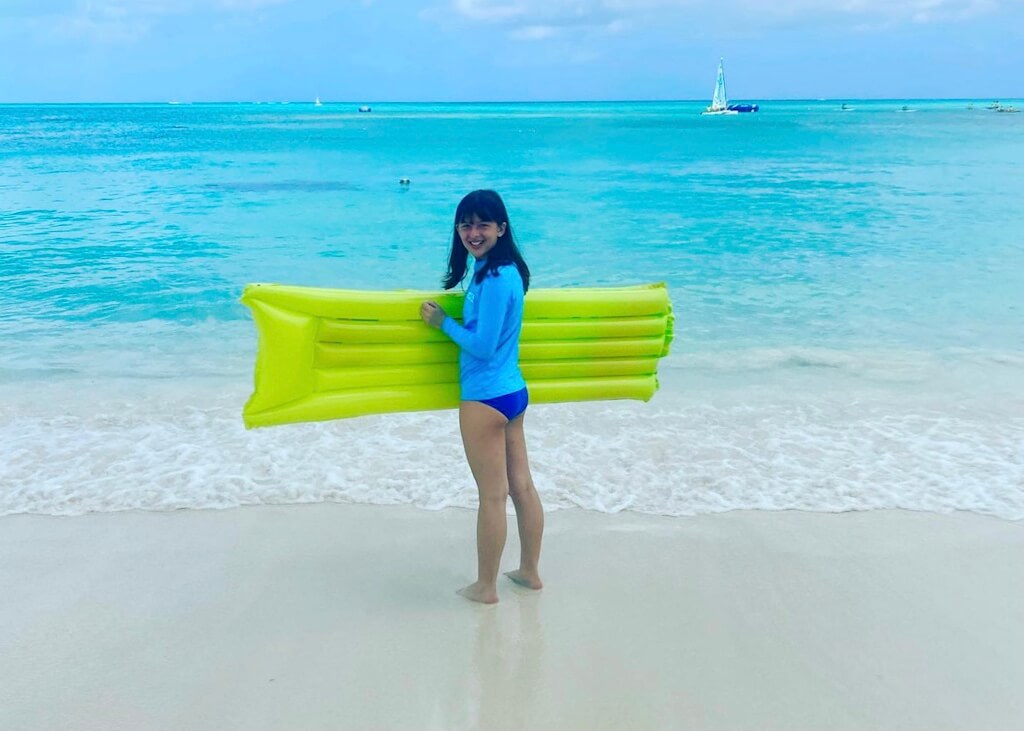 Payton at the beach