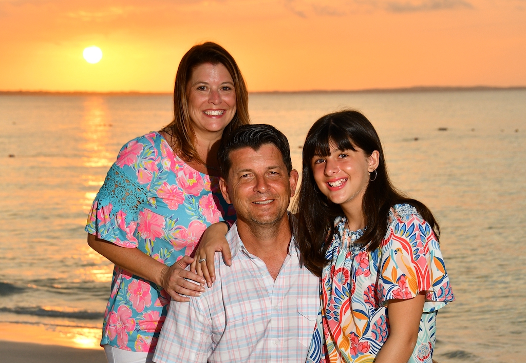 The Biggers family in Jamaica