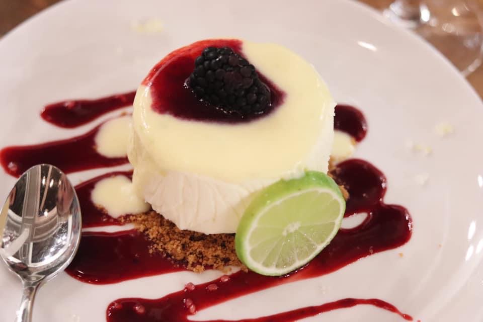 Key lime pie from Bull & Barrel