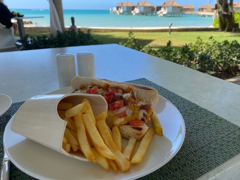 Fries at Schooners restaurant