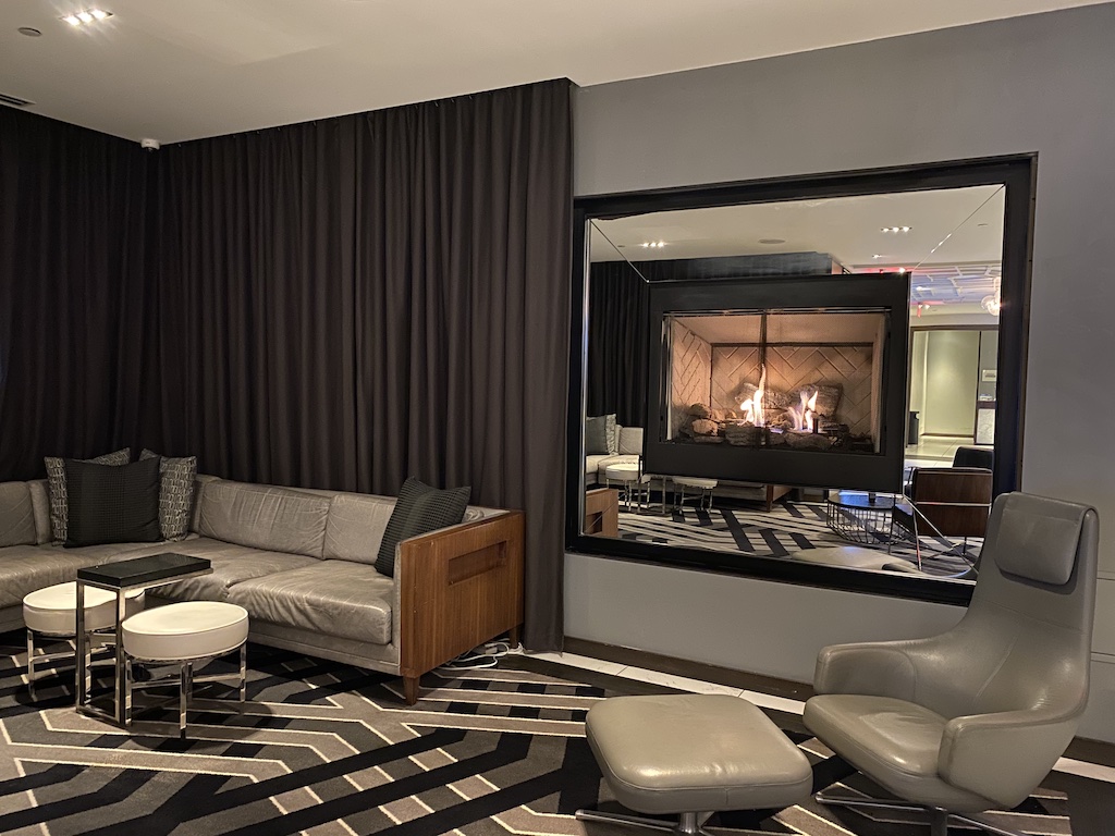 Le Meridien fireplace nook, Dunwoody