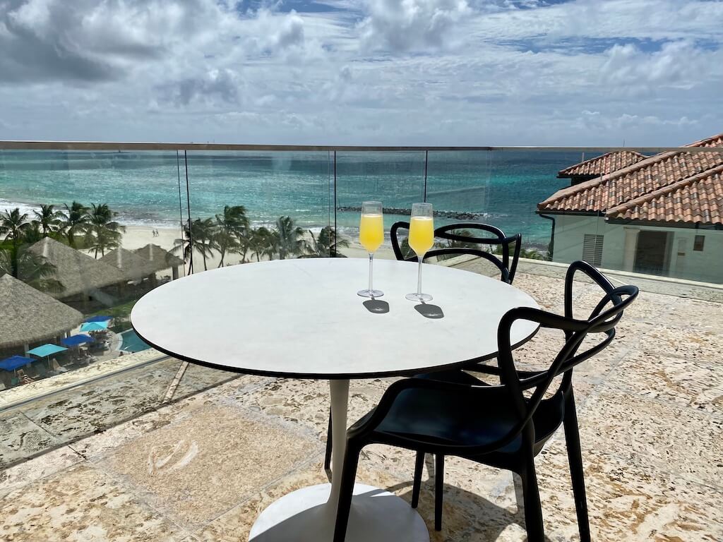 Rooftop aperitifs, Barbados