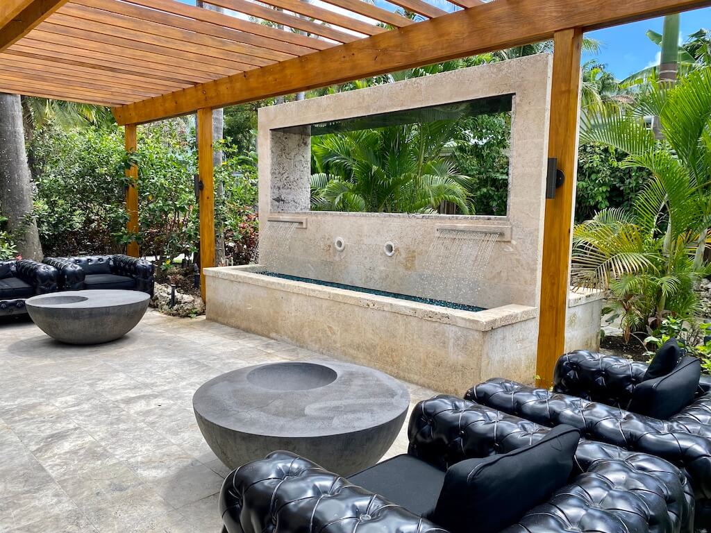 Chill area at Sandals Barbados