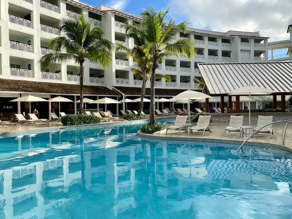 Pool and loungers, Barbados