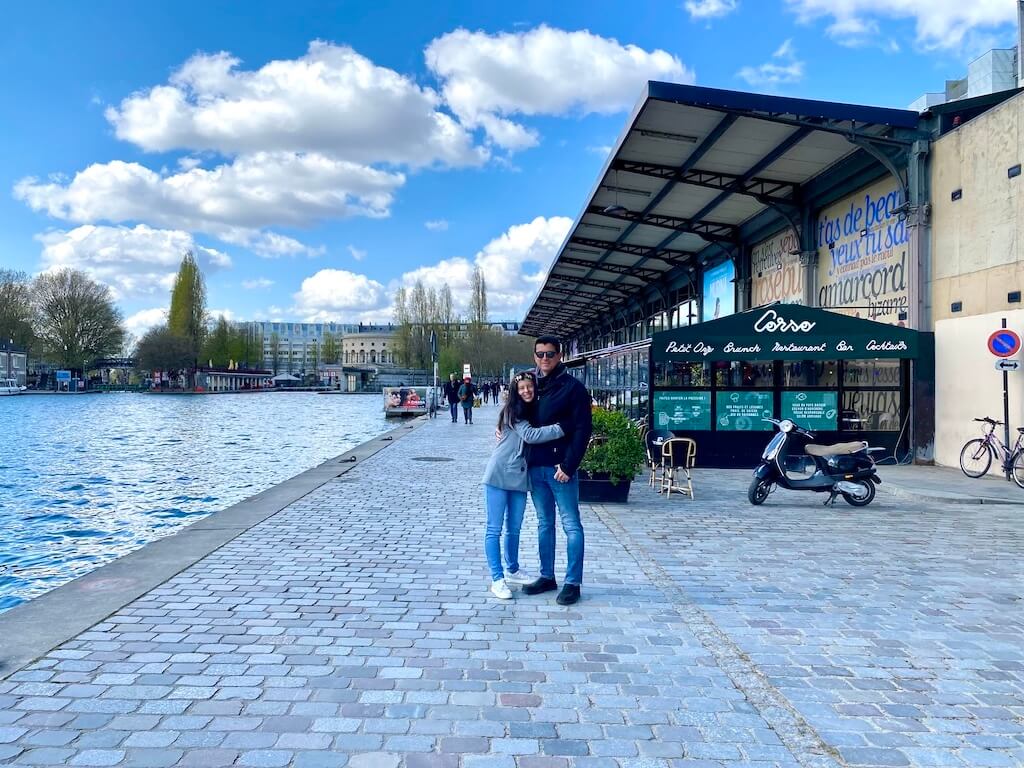Payton and John at La Villette