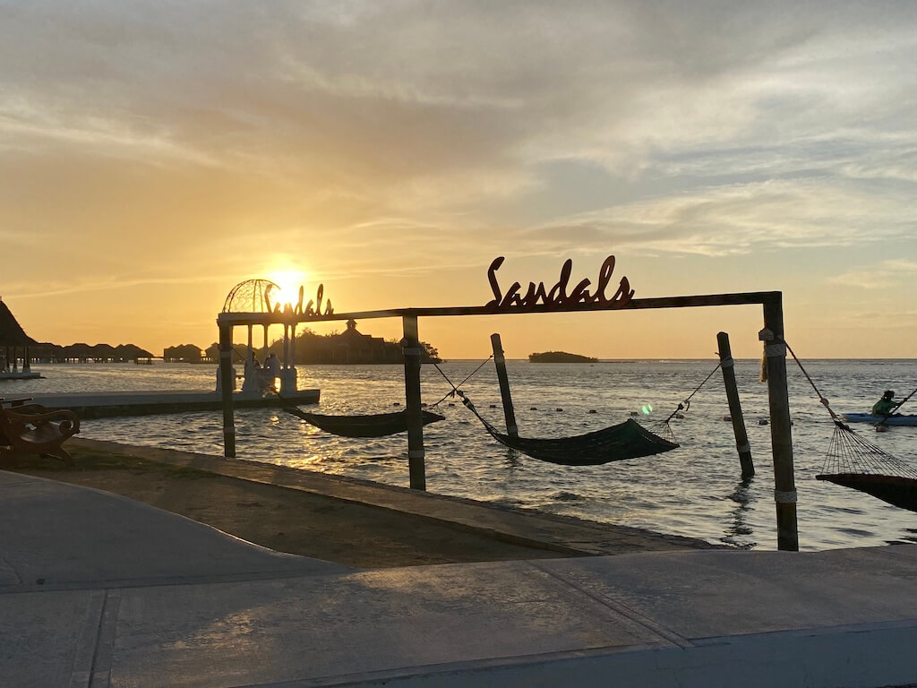 Sandals Royal Caribbean at Sunset