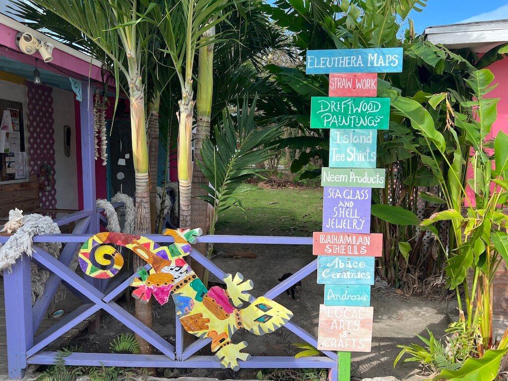 Shopping while on vacation in Eleuthera