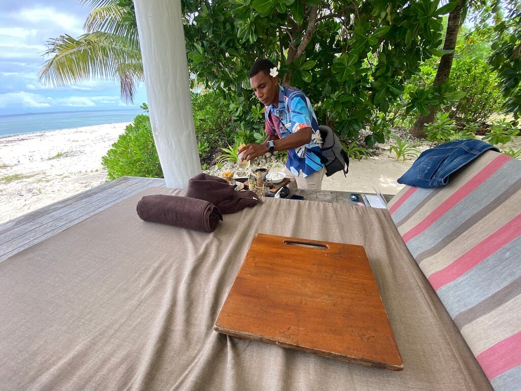 Butler service at Malamala Beach Club