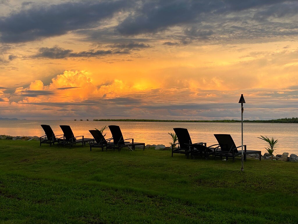 Sunset at Sheraton Fiji Golf & Beach Resort