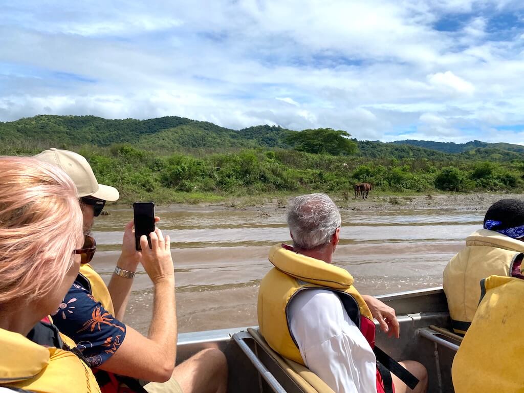 Sigatoka River Safari Group on the boat