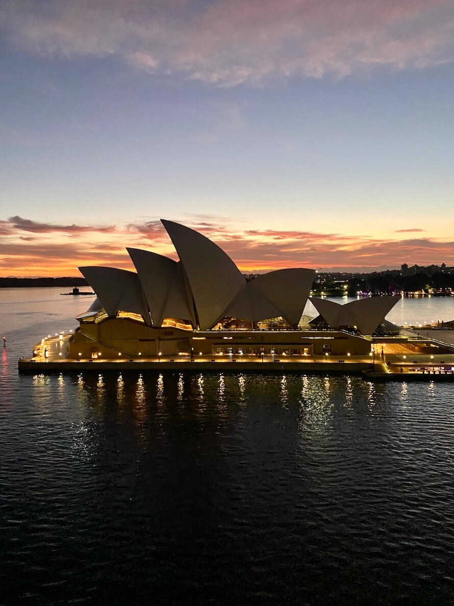 Sydney Opera House at night 