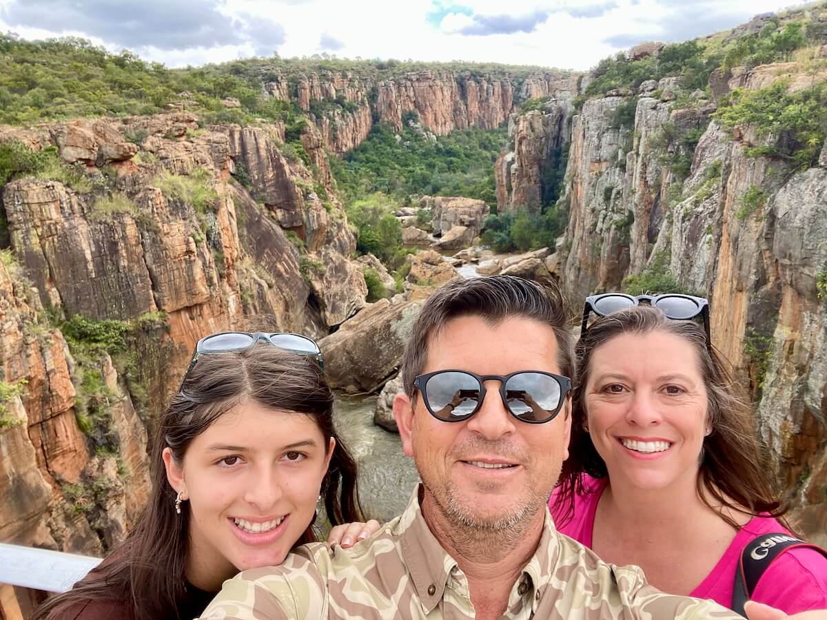 Blyde River Canyon Family Selfie