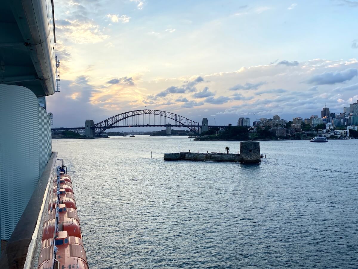Sydney Harbour and Celebrity Eclipse