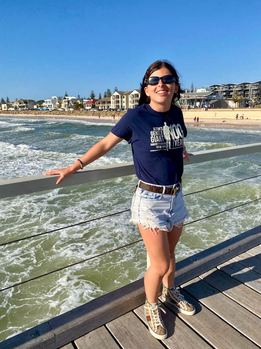 Payton at Henley Beach, Adelaide