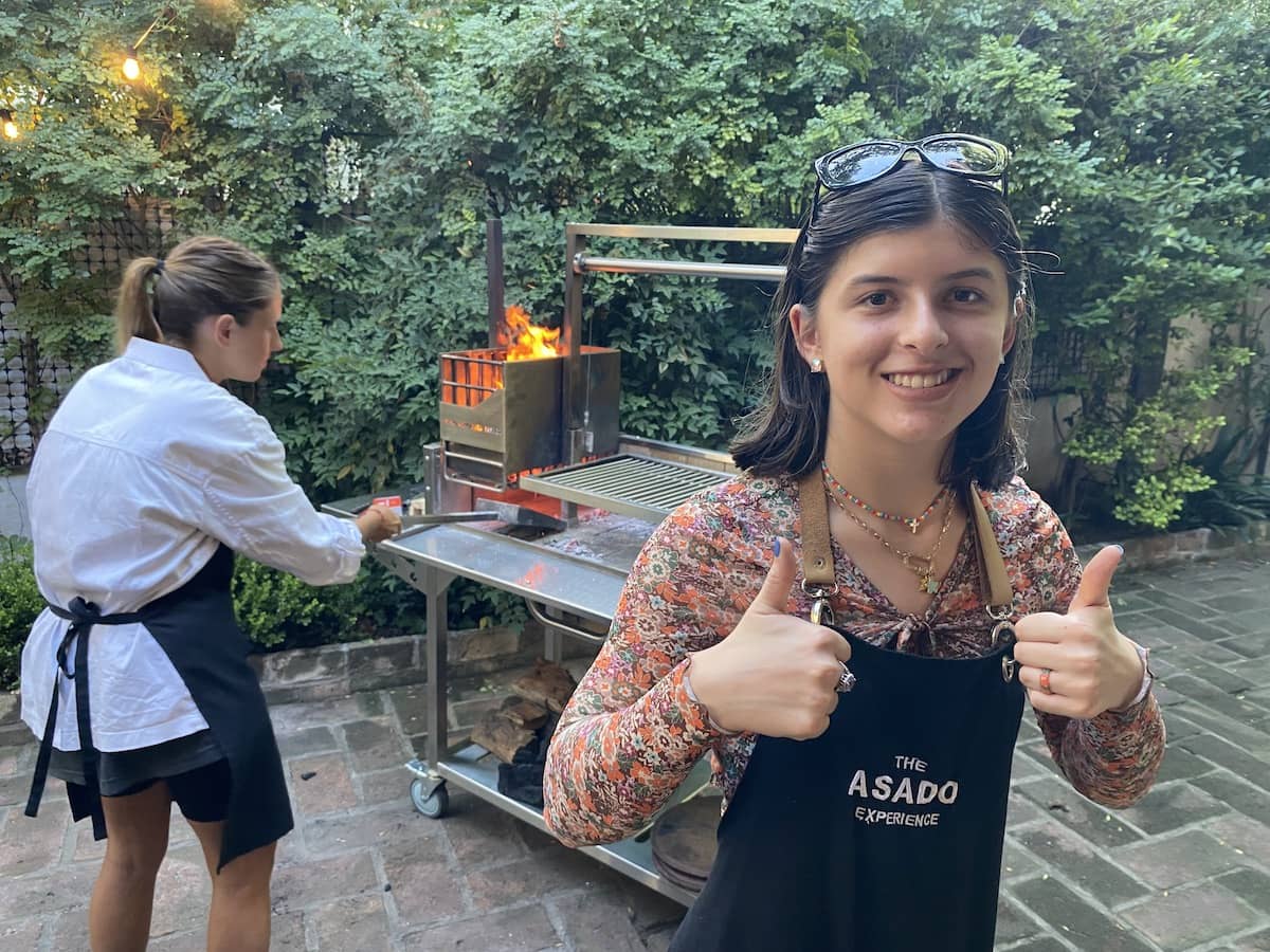 Payton loved every minute of The Asado Experience