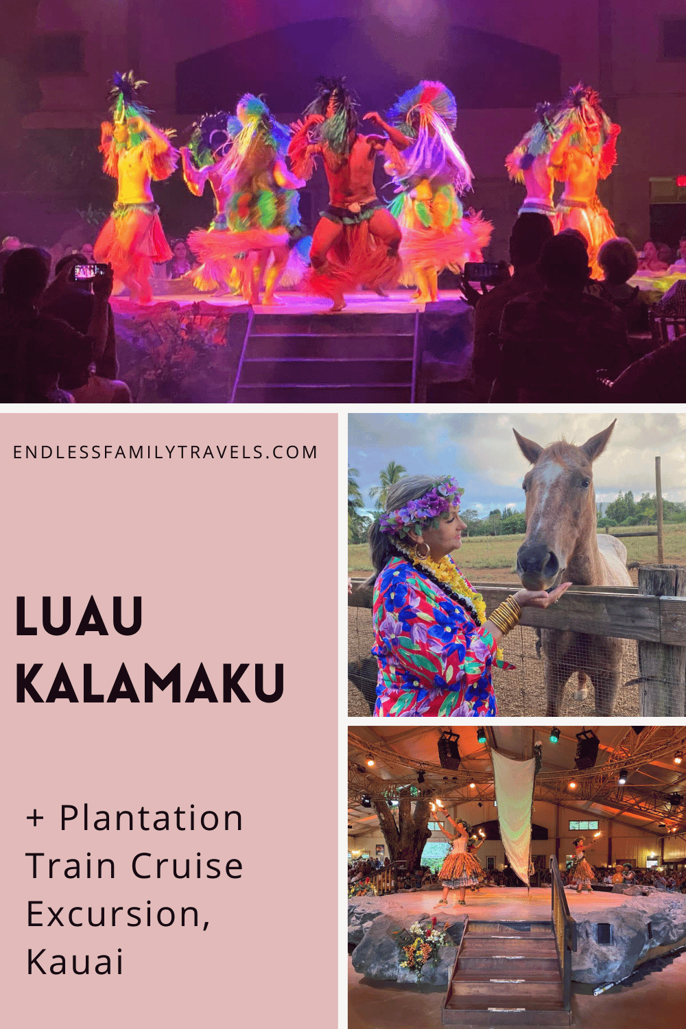 The Luau Kalamaku and Plantation Train Cruise Excursion, Kauai - Endless Family Travels