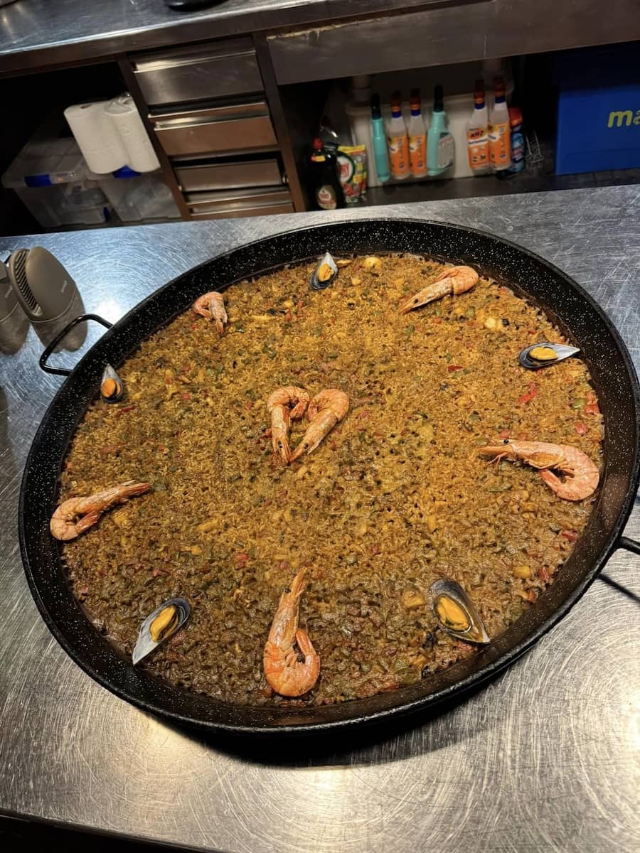 Seafood Paella in Barcelona